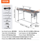 Cinta transportadora, mesa transportadora de 59 x PDSSJ59X19 | VEVOR