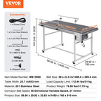 Cinta transportadora, mesa transportadora de 59 x PDSSJ59X23 | VEVOR