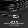 Cable de limpieza de desagües de 30, 5 m x