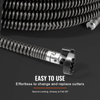 Cable de limpieza de desagües de 20 m x 16 mm