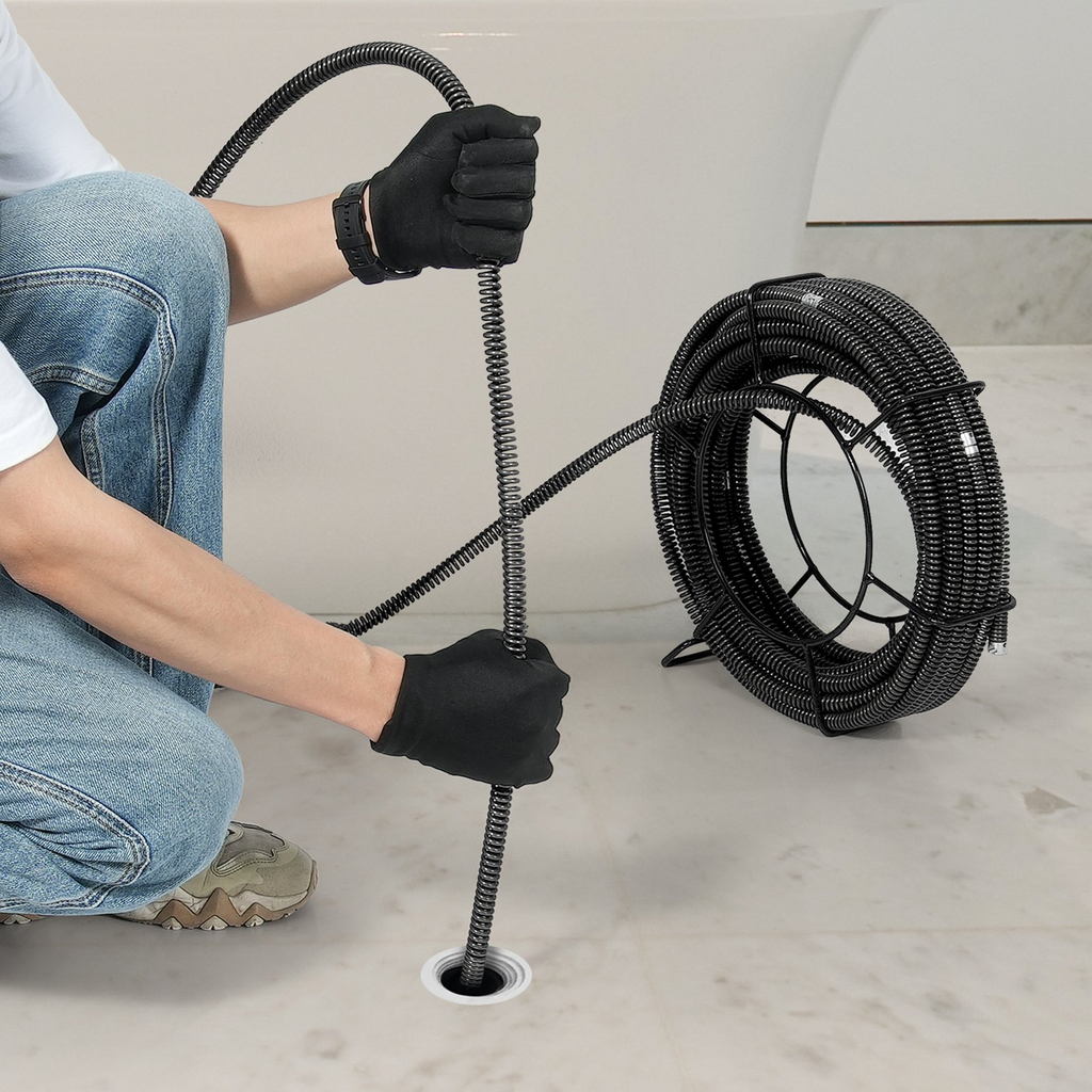 Cable de limpieza de desagües de 20 m x 16 mm | VEVOR