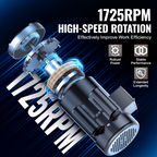 Motor eléctrico de 2 HP, 1725 rpm, CA 115 V/230 V | VEVOR