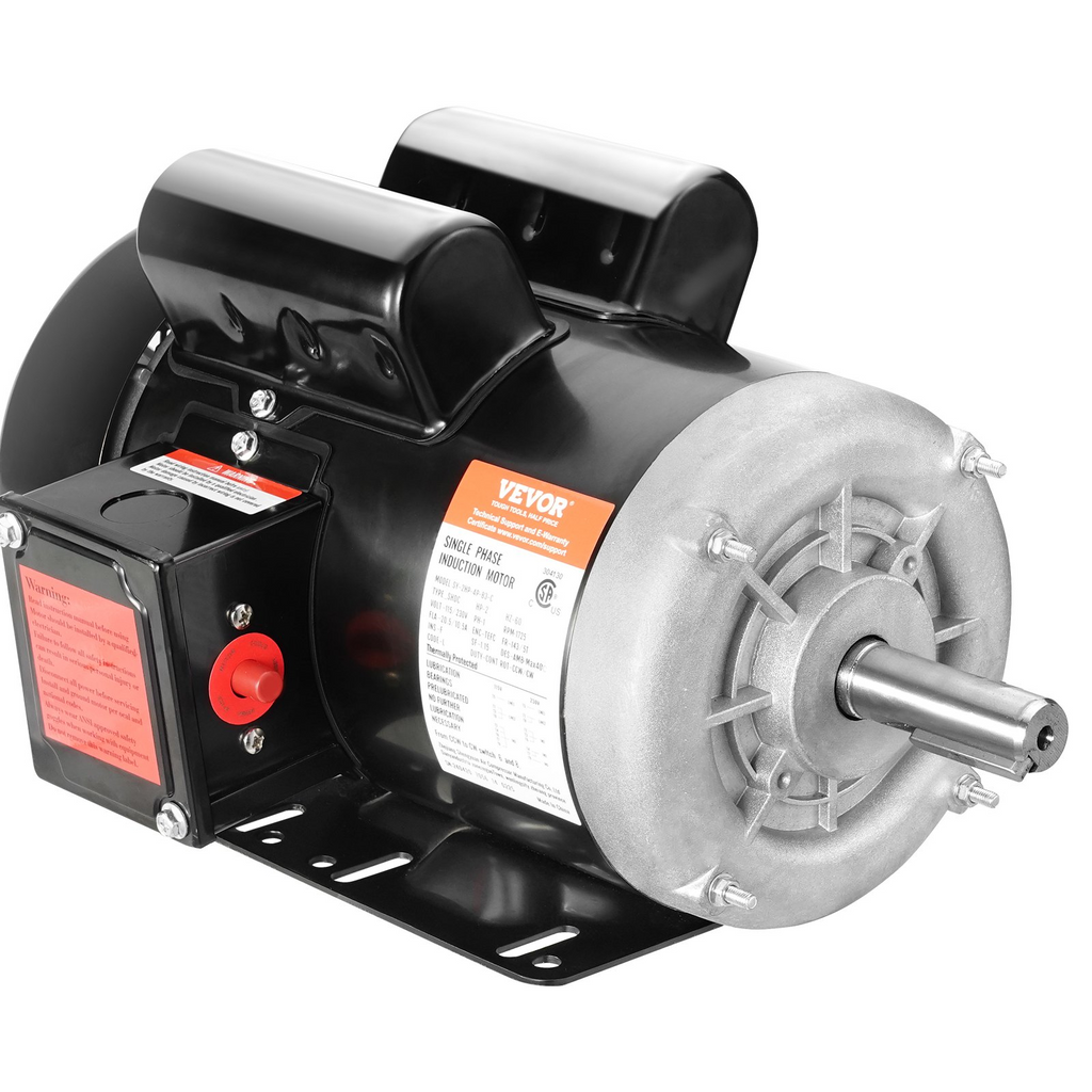 Motor eléctrico de 2 HP, 1725 rpm, CA 115 V/230 V | VEVOR