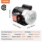 Miniatura del producto Motor eléctrico | VEVOR