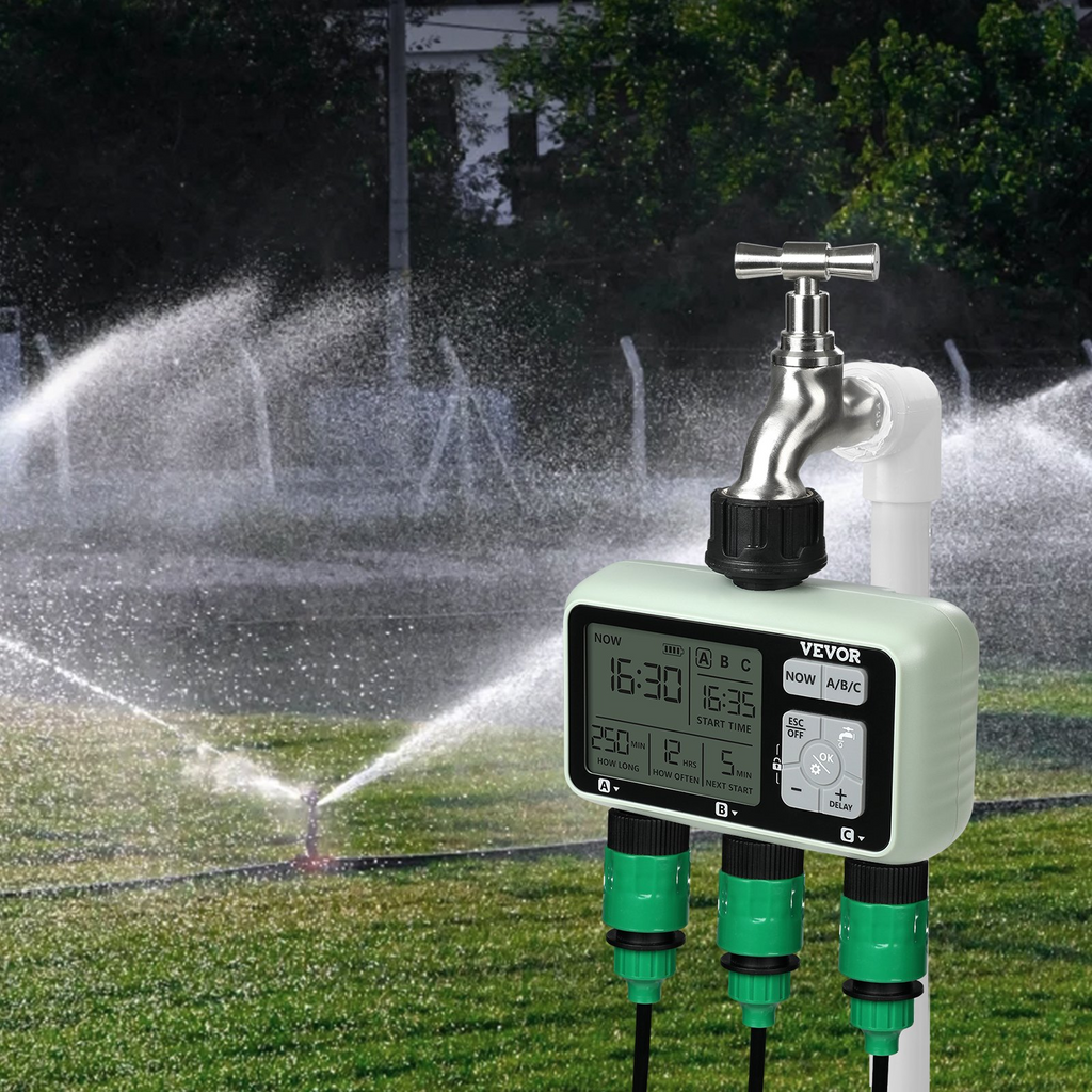 Temporizador de agua, 3 salidas | VEVOR