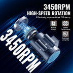 Motor eléctrico de 1, 5 HP, 3450 rpm, CA 115 V/230 V | VEVOR