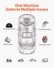 Detector de fugas con máquina de humo automotriz