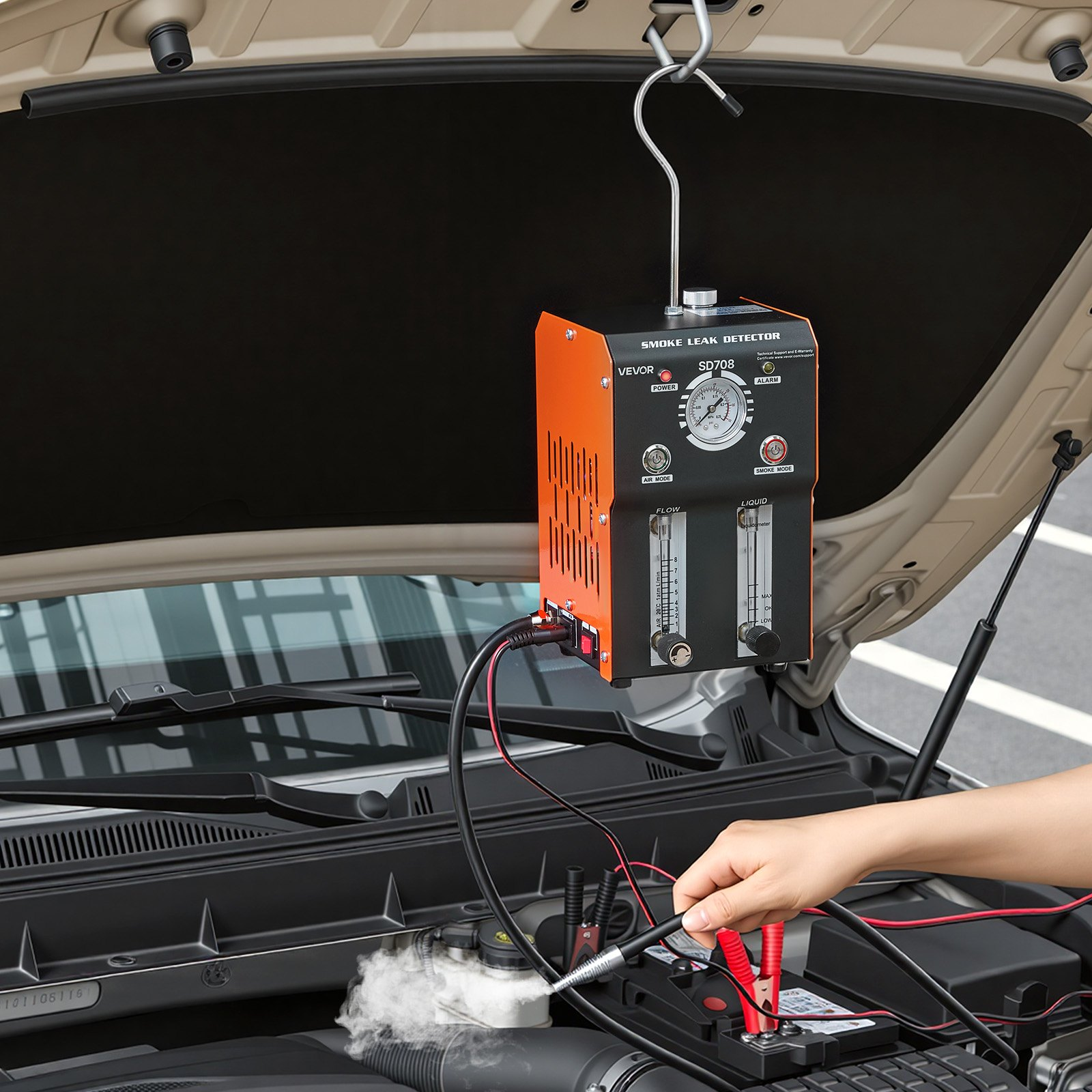Detector de fugas con máquina de humo automotriz | VEVOR