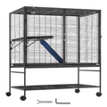 Jaula metálica rodante de 99 cm (39") para hurones | VEVOR