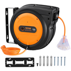 Carrete de cable de extensión retráctil SSSJXQ75FT | VEVOR