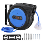 Carrete de cable de extensión retráctil SSSJXQ75FT | VEVOR