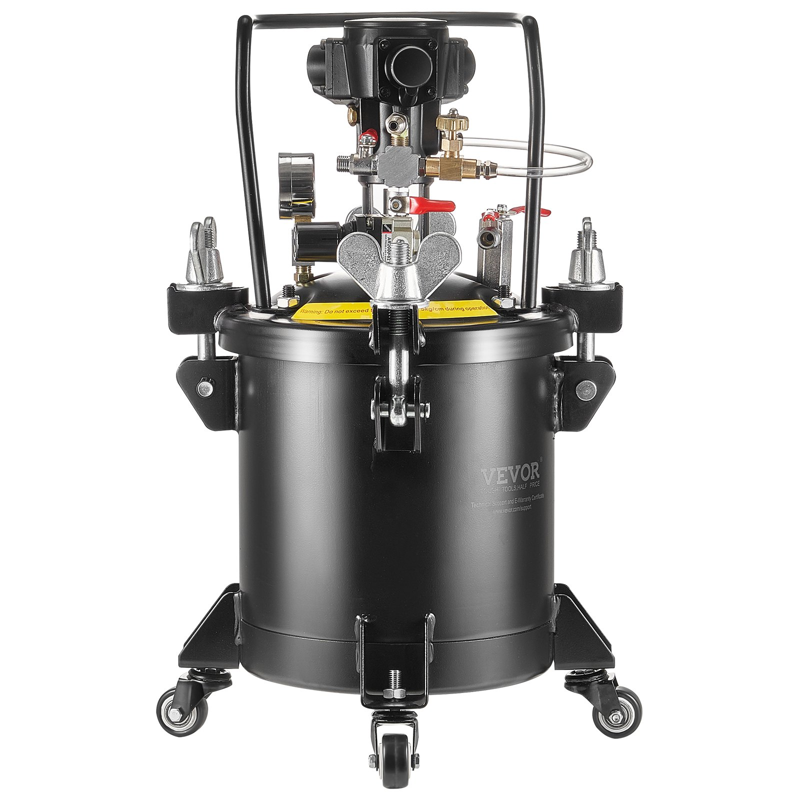 Depósito de pintura en aerosol a presión, 10 L/2.5 gal | VEVOR