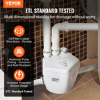 Bomba de desagüe para fregadero, 1/3 HP, 120 voltios | VEVOR
