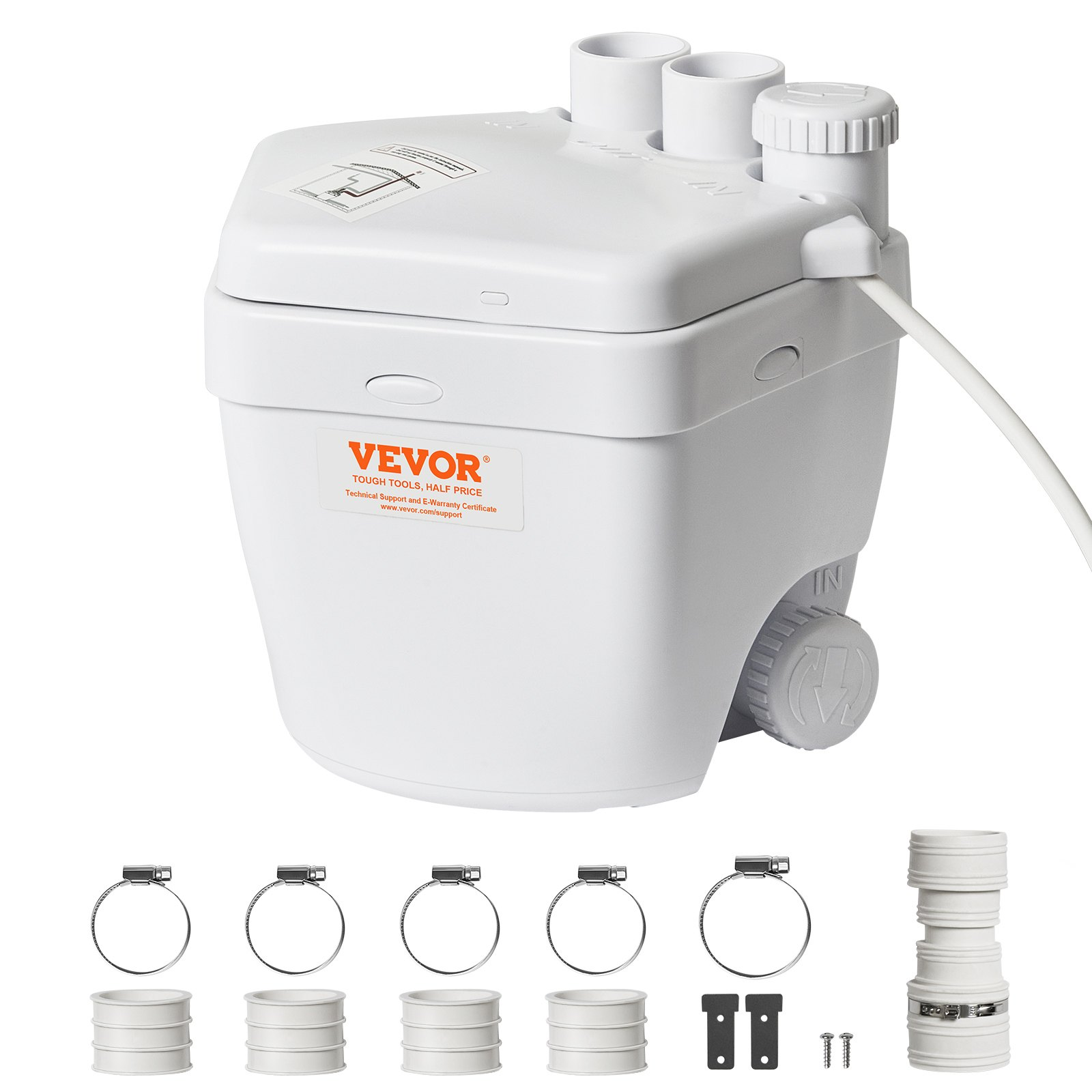 Bomba de desagüe para fregadero, 1/3 HP, 120 voltios | VEVOR