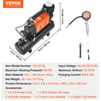 Compresor de aire de 12 V de alta resistencia con kit | VEVOR