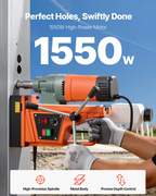 Taladro magnético, motor de 1550 W | VEVOR