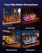 Expositor de botellas de licor con iluminación LED | VEVOR