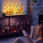 Expositor de botellas de licor con iluminación LED | VEVOR