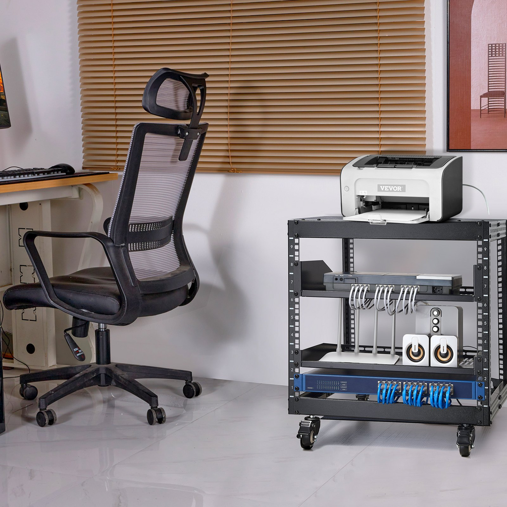 Rack para servidores de 9U con estructura abierta | VEVOR