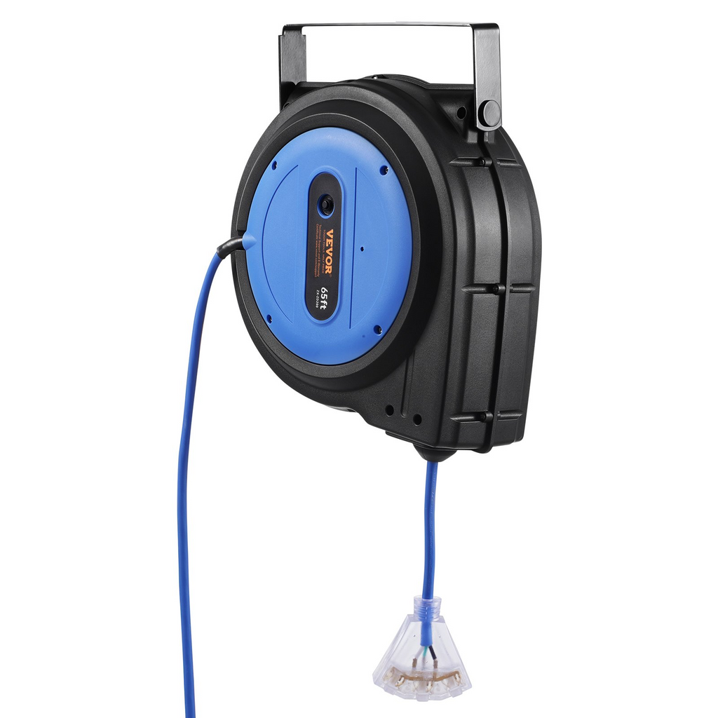 Carrete de cable de extensión retráctil | VEVOR