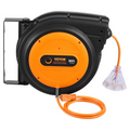 Carrete de cable de extensión retráctil SSSJXQ80FT | VEVOR