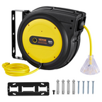 Carrete de cable de extensión retráctil SSSJXQ80FT | VEVOR