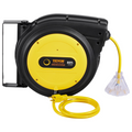 Carrete de cable de extensión retráctil SSSJXQ80FT | VEVOR