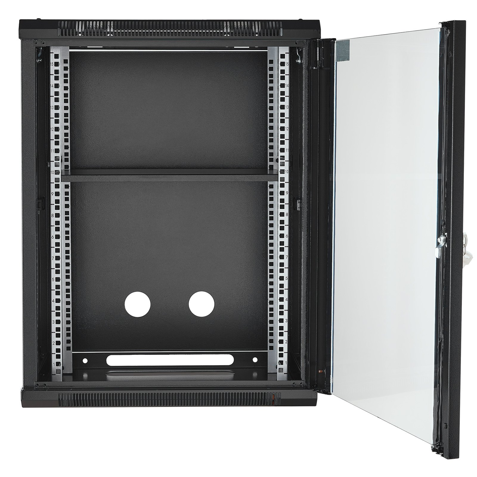 Gabinete de red de montaje en pared 15U | VEVOR