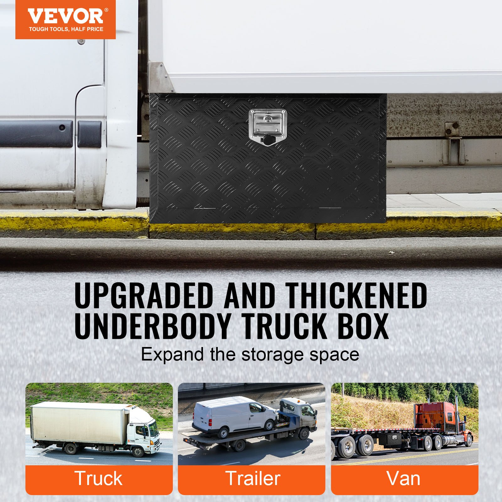 Caja de herramientas para debajo de la carrocería CDKCGJX236 | VEVOR