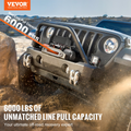 Electric Winch, 6000 lb | VEVOR