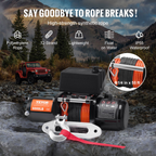 Electric Winch, 6000 lb | VEVOR