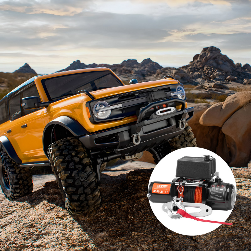 Electric Winch, 6000 lb | VEVOR