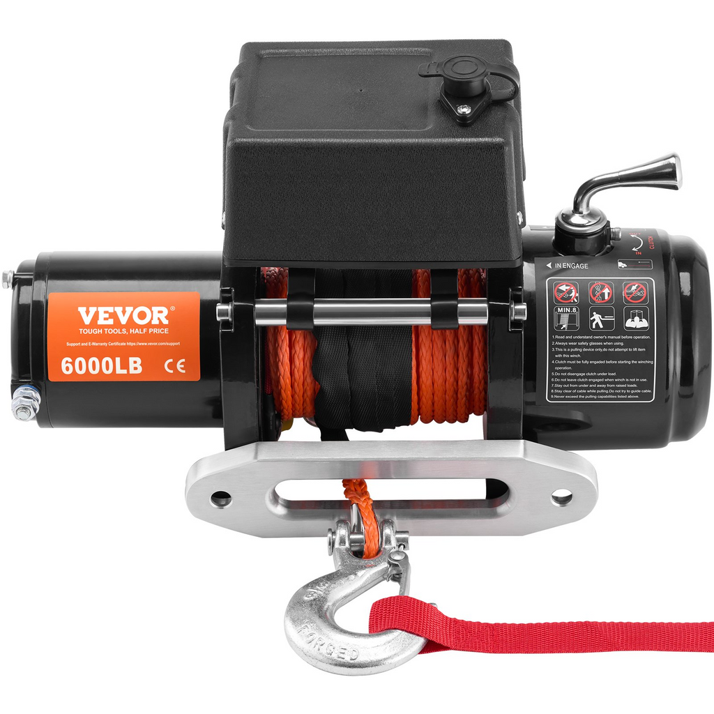 Electric Winch, 6000 lb | VEVOR