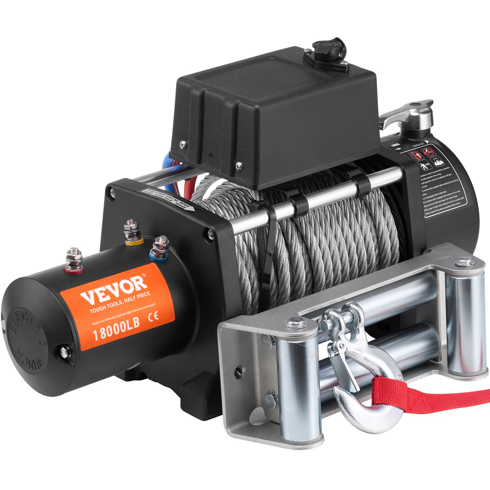 Cabrestante eléctrico, 8162 kg (18 000 lb) | VEVOR