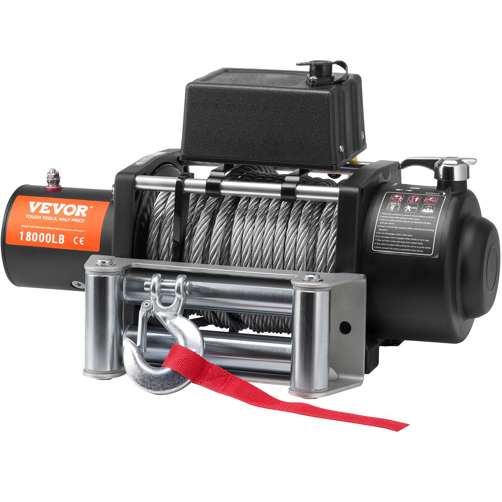 Cabrestante eléctrico, 8162 kg (18 000 lb) | VEVOR