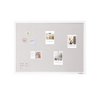 Tablero de corcho blanco de 122 x 91 cm con superficie | VEVOR