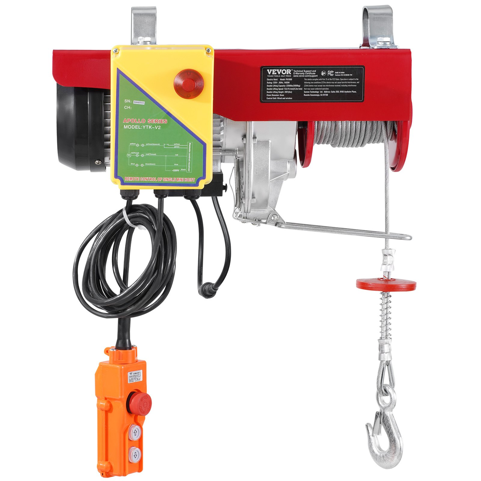 Polipasto eléctrico | VEVOR