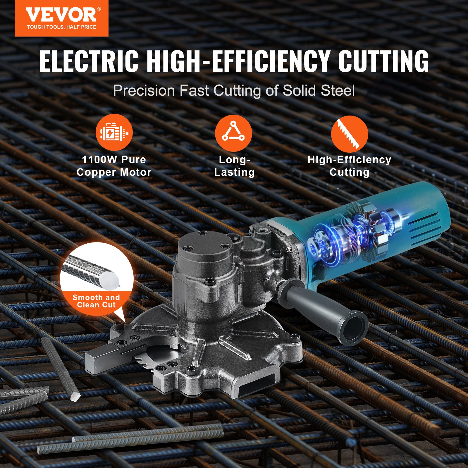 Miniatura del producto Cortador de varillas eléctrico | VEVOR