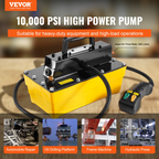 Bomba hidráulica neumática de 10 000 PSI, depósito | VEVOR