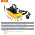 Bomba hidráulica neumática de 10 000 PSI, depósito | VEVOR