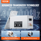 Limpiador ultrasónico 30L con temporizador | VEVOR