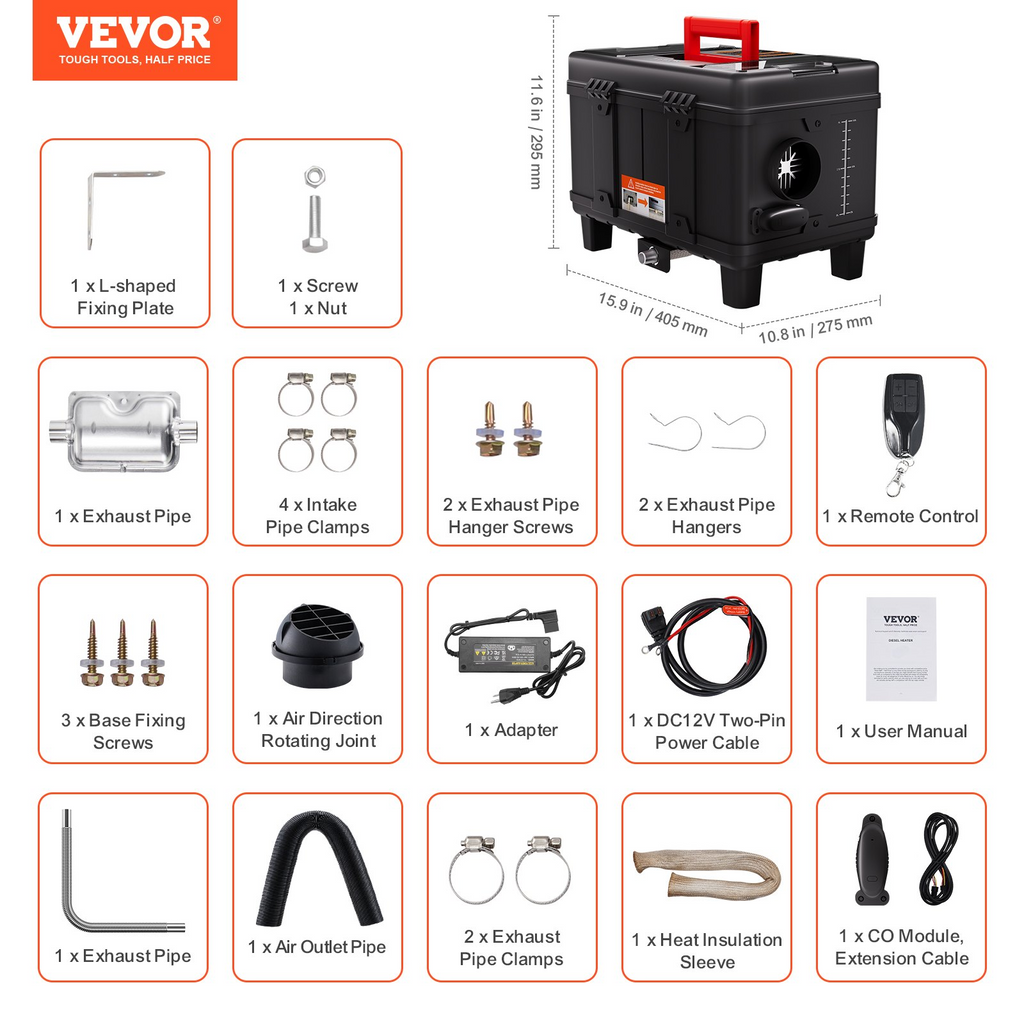 Calefactor diésel de 8 kW