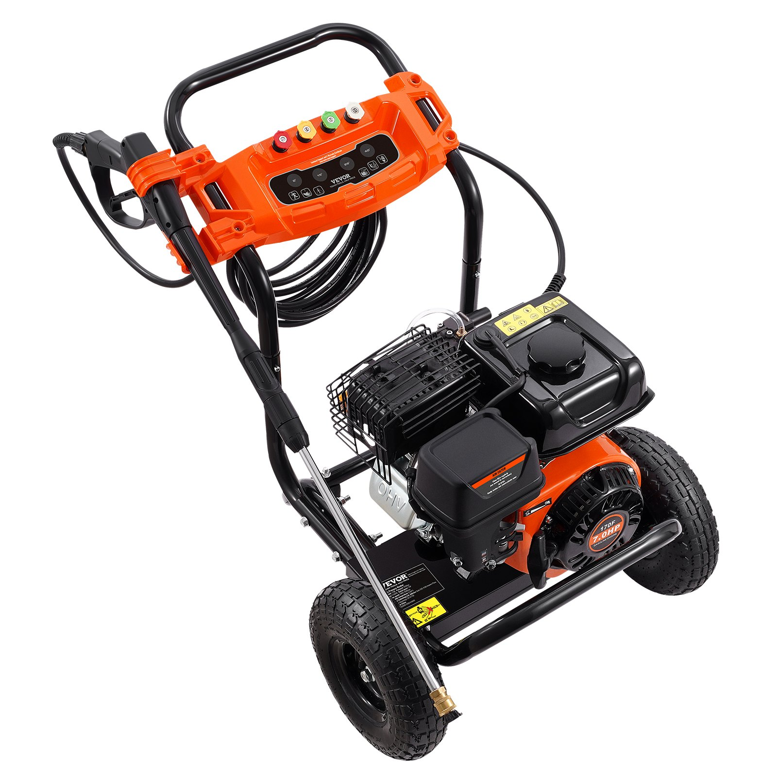 Hidrolavadora, 3500 PSI, 2.6 GPM, juego de 5 boquillas | VEVOR