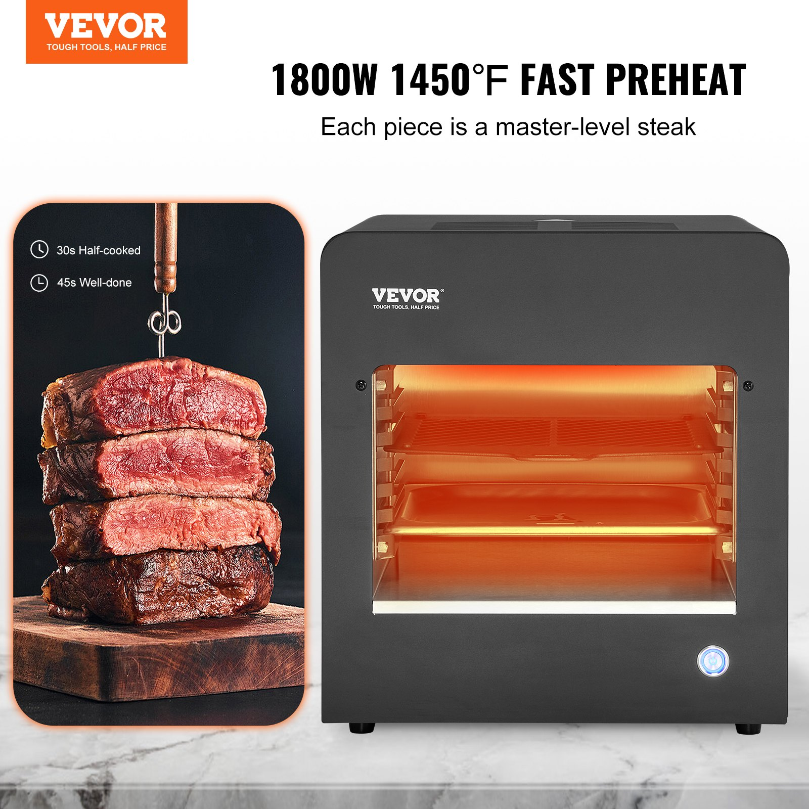 Electric Steak Grill | VEVOR