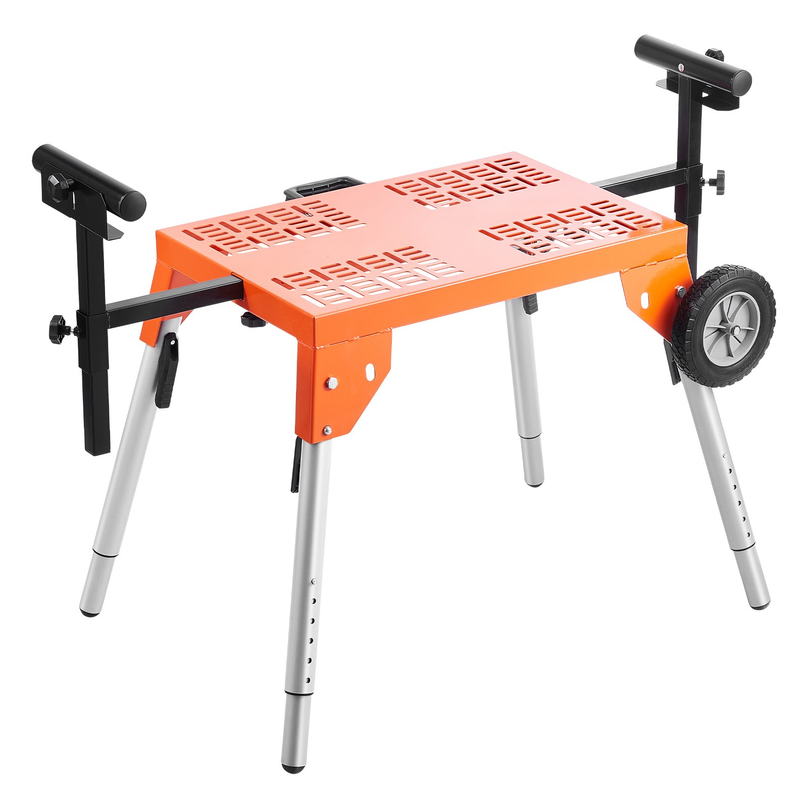 Soporte para sierra ingletadora con mesa y ruedas | VEVOR