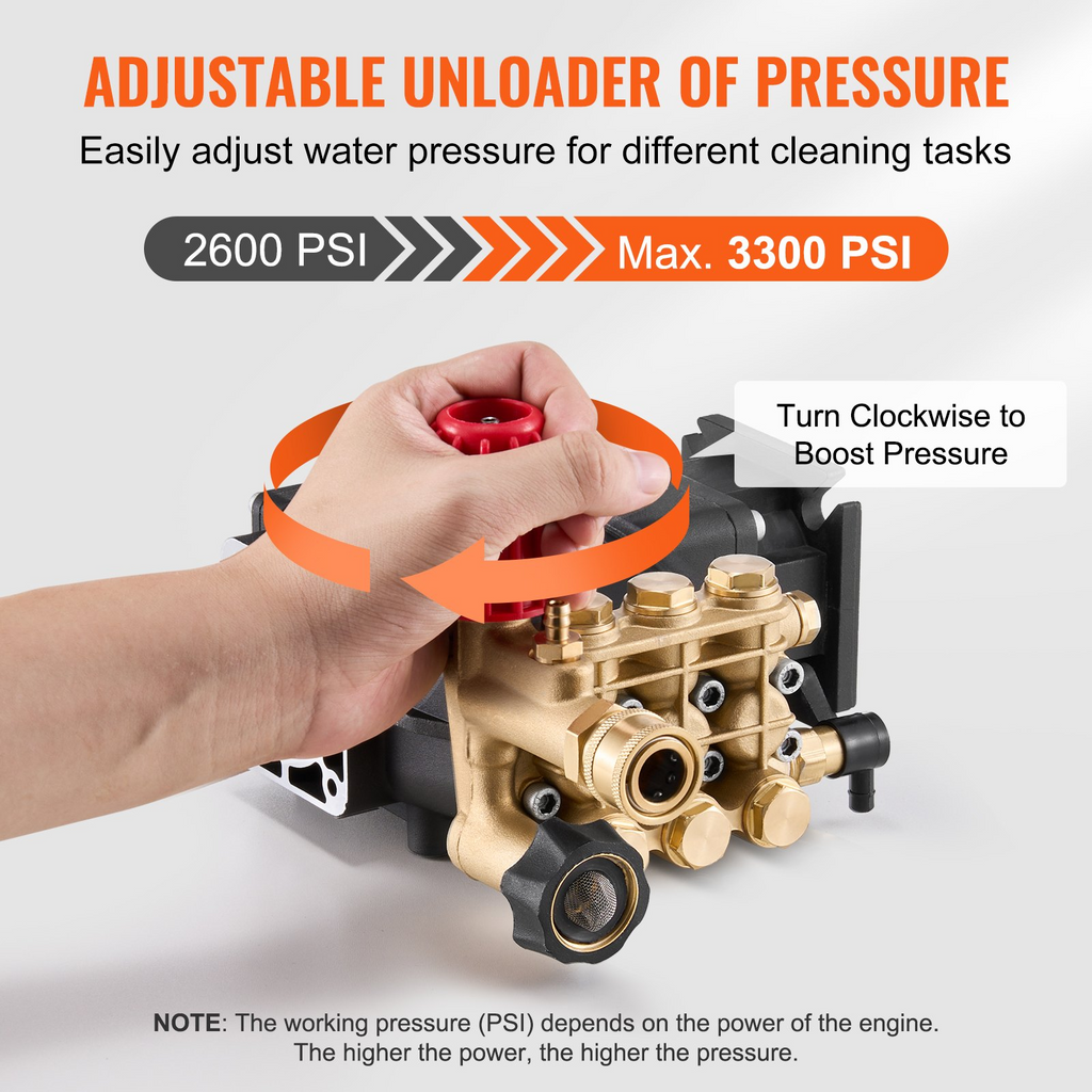 Bomba para hidrolavadora, 3300 PSI | VEVOR