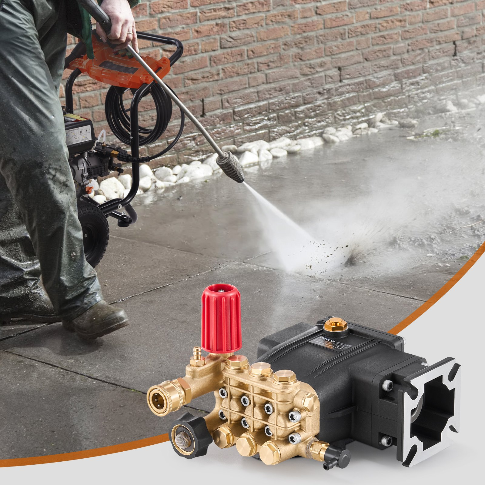 Bomba para hidrolavadora, 3300 PSI | VEVOR