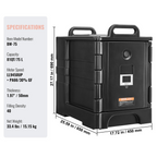 Transportador de bandejas de alimentos isotérmico SPBWXHSLLD | VEVOR