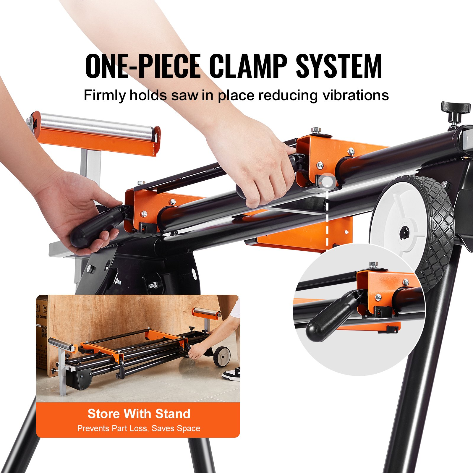 Soporte para sierra ingletadora, 250 kg | VEVOR