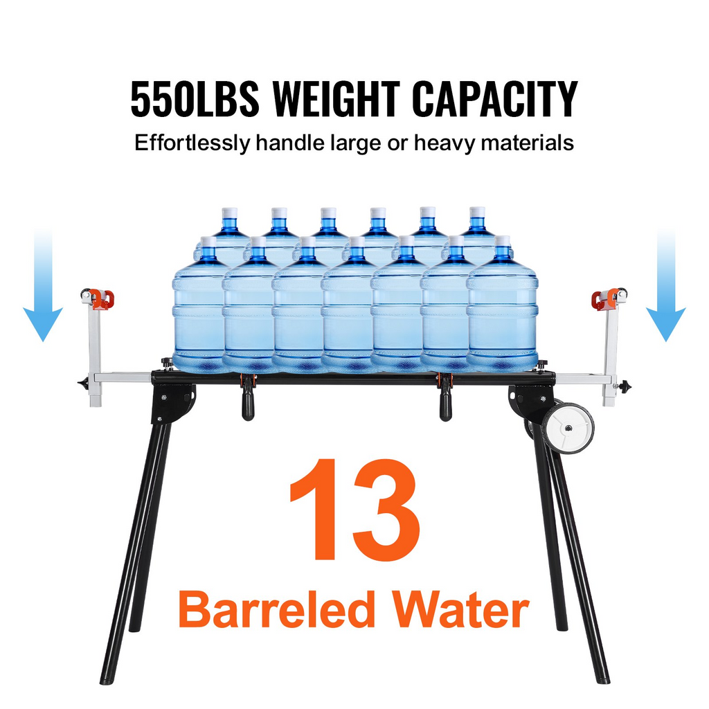Soporte para sierra ingletadora, 250 kg | VEVOR